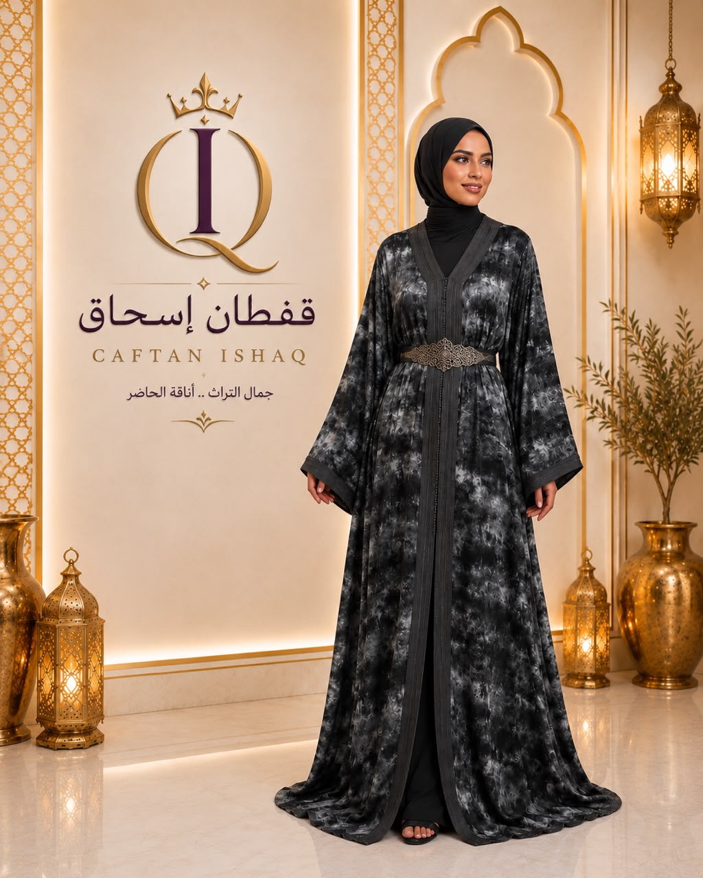 قفطان الرخام الأسود